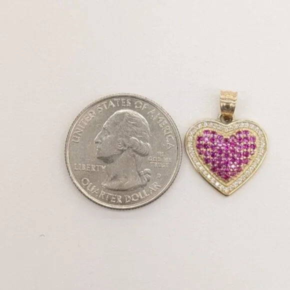 10kt Real Gold Heart Pendant